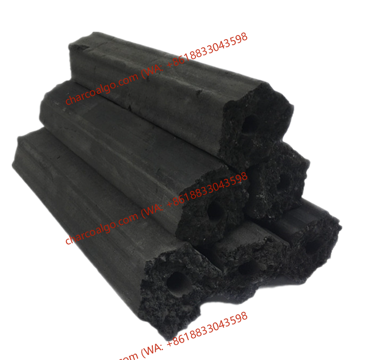 Hexagonal barbecue charcoal - Mixed wood